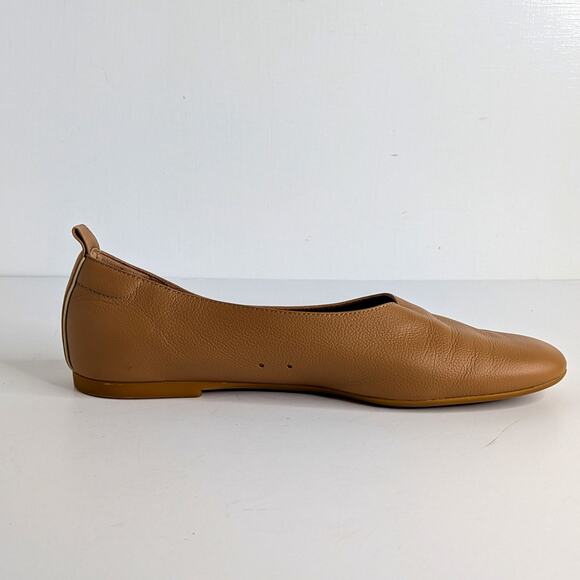 Everlane Shoes Day Glove Womens 8.5* Tan Flats Slip On Leather Rubber Sole - Picture 6 of 13